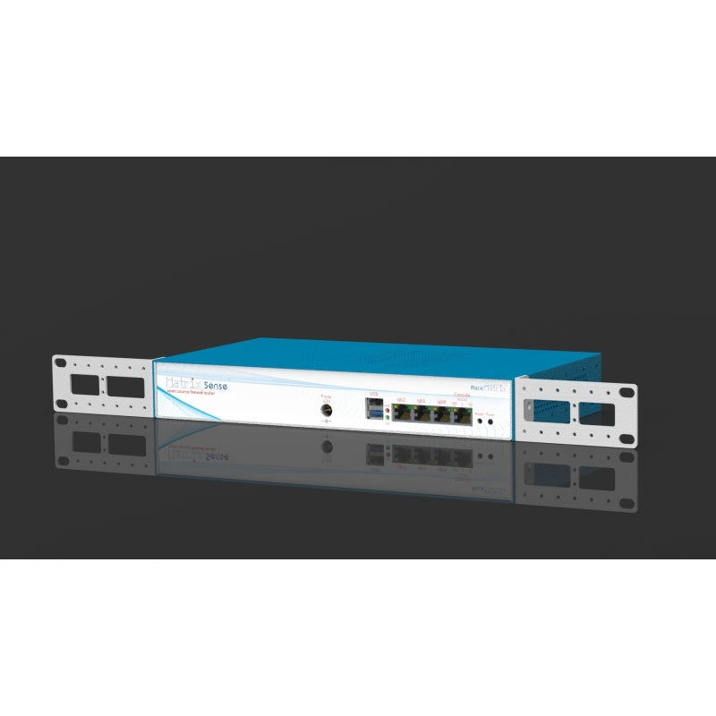 RackMatrix® S2 ready-to-use with Noah2 Intel E3845, 4 coeurs, 1.91 GHz, 3 ports GbE, 1 port SFP-Industrial 24/7 SSD 1TB-DD38GB- 2RJ45 ports -EU