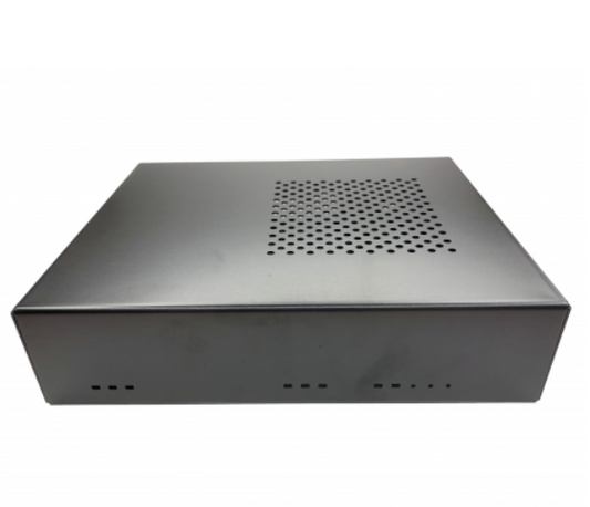 Black case for the Noah 3/5 motherboard with 12 SMA holes