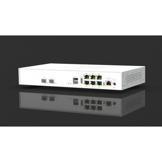 Ready for use appliance with HART Intel Celeron, 4 cores, 2.6 GHz, 1.5MB L2, AES-NI - OPNsense/pfSense -2 PORTS- DDR4-16GB-mSATA120GB -B/W-with antenna-EU